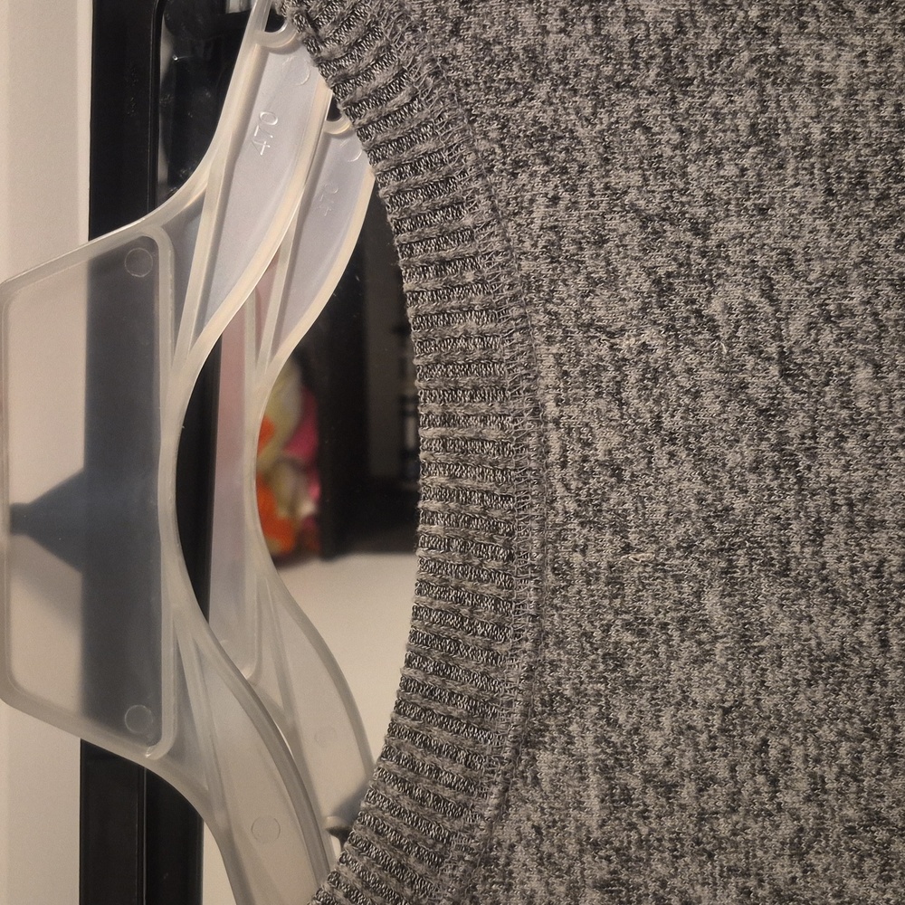 Lucky Brand Womens Heather Gray Crewneck Sweater - Picture 6 of 9